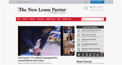 Desktop Screenshot of newlenoxpatriot.com