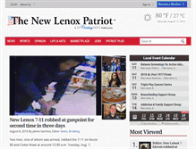 Tablet Screenshot of newlenoxpatriot.com